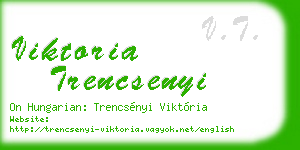 viktoria trencsenyi business card