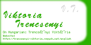 viktoria trencsenyi business card